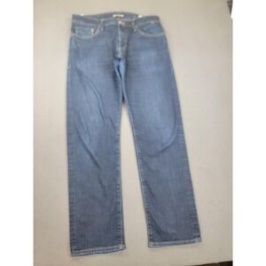 Mavi Jeans Mens 33x30 Blue Zach Straight Leg Stretch Tencel Denim‎ Medium Wash